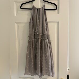 Joie Grey Dress with Silver Detail
